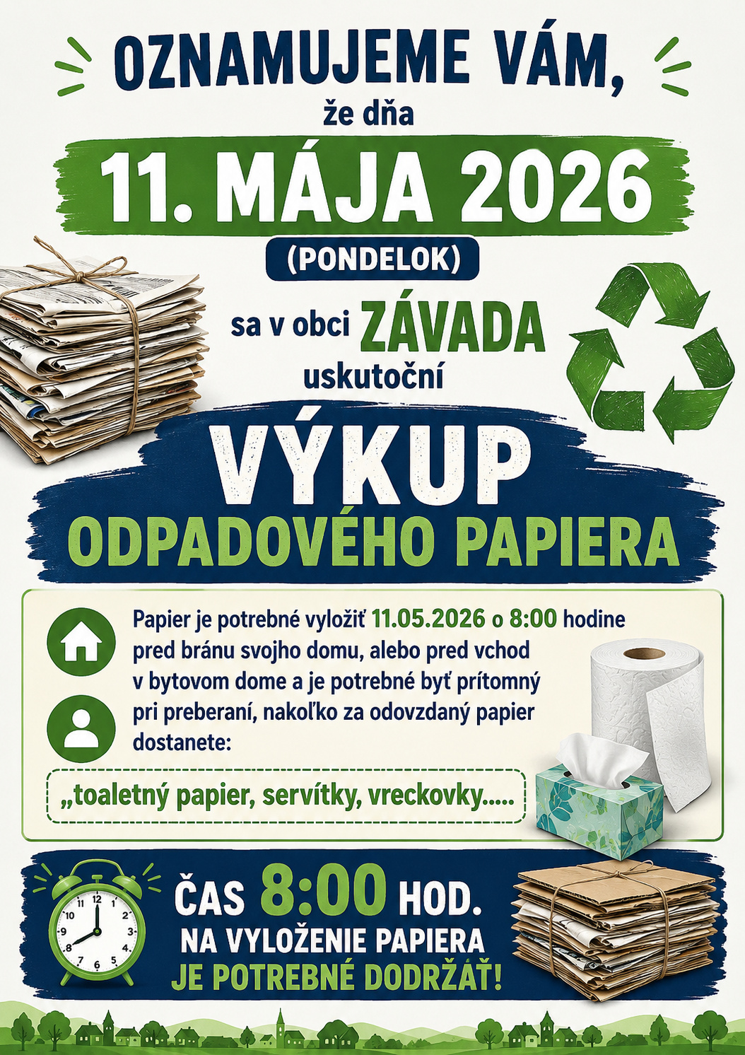 výkup odpadového papiera