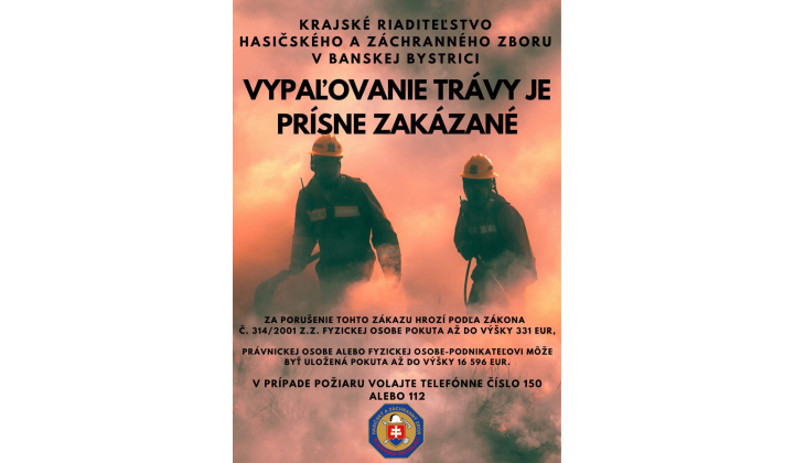 Opatrenia na zníženie požiarovosti súvisiacej s vypaľovaním suchých trávnatých porastov
