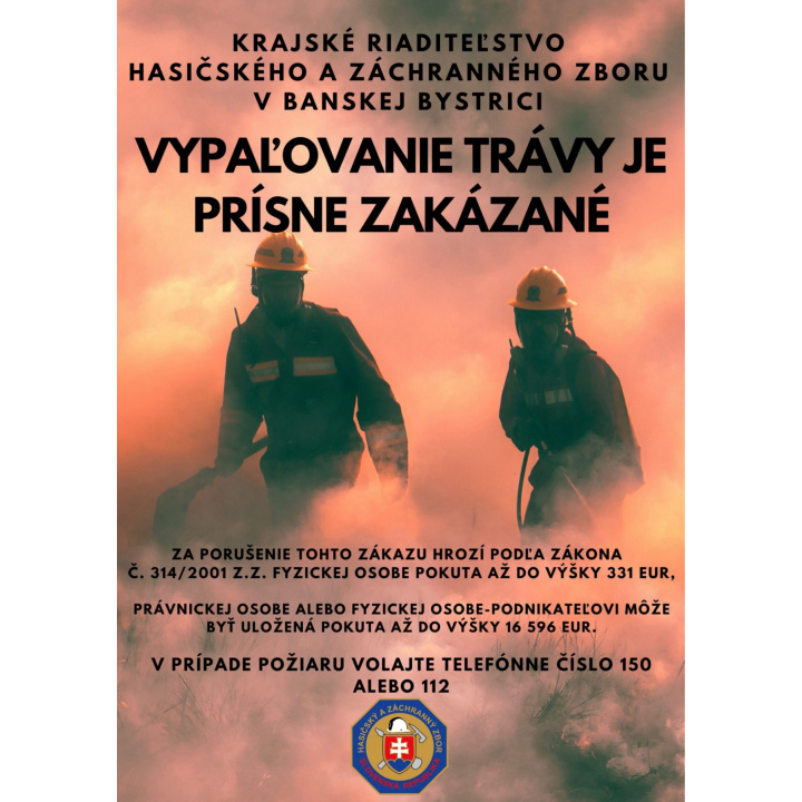 Opatrenia na zníženie požiarovosti súvisiacej s vypaľovaním suchých trávnatých porastov