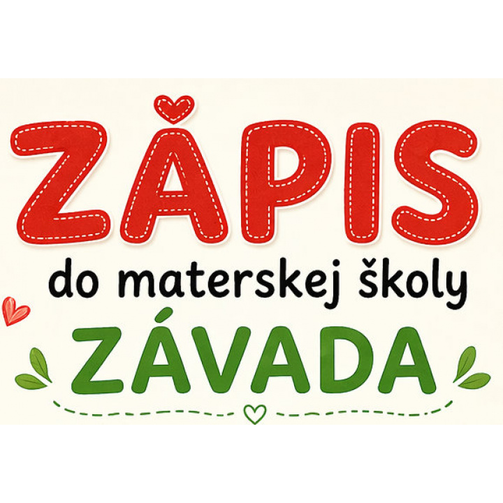 Zápis detí do Materskej školy